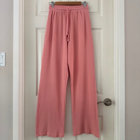 Daily Drills Thermal Resort Pant Dusty Rose Wide Leg Women’s Size XS/S - Picture 4 of 12